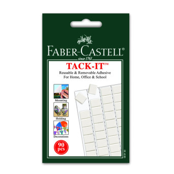 Tack-it-fastening mass, white 50g - Faber-Castell