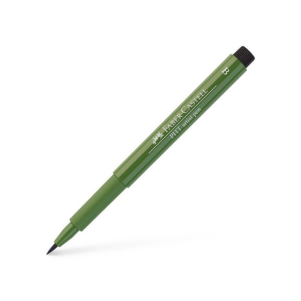 Pisak pędzelkowy Pitt Artist Pen - Faber-Castell - 174, Chromium Green Opaque