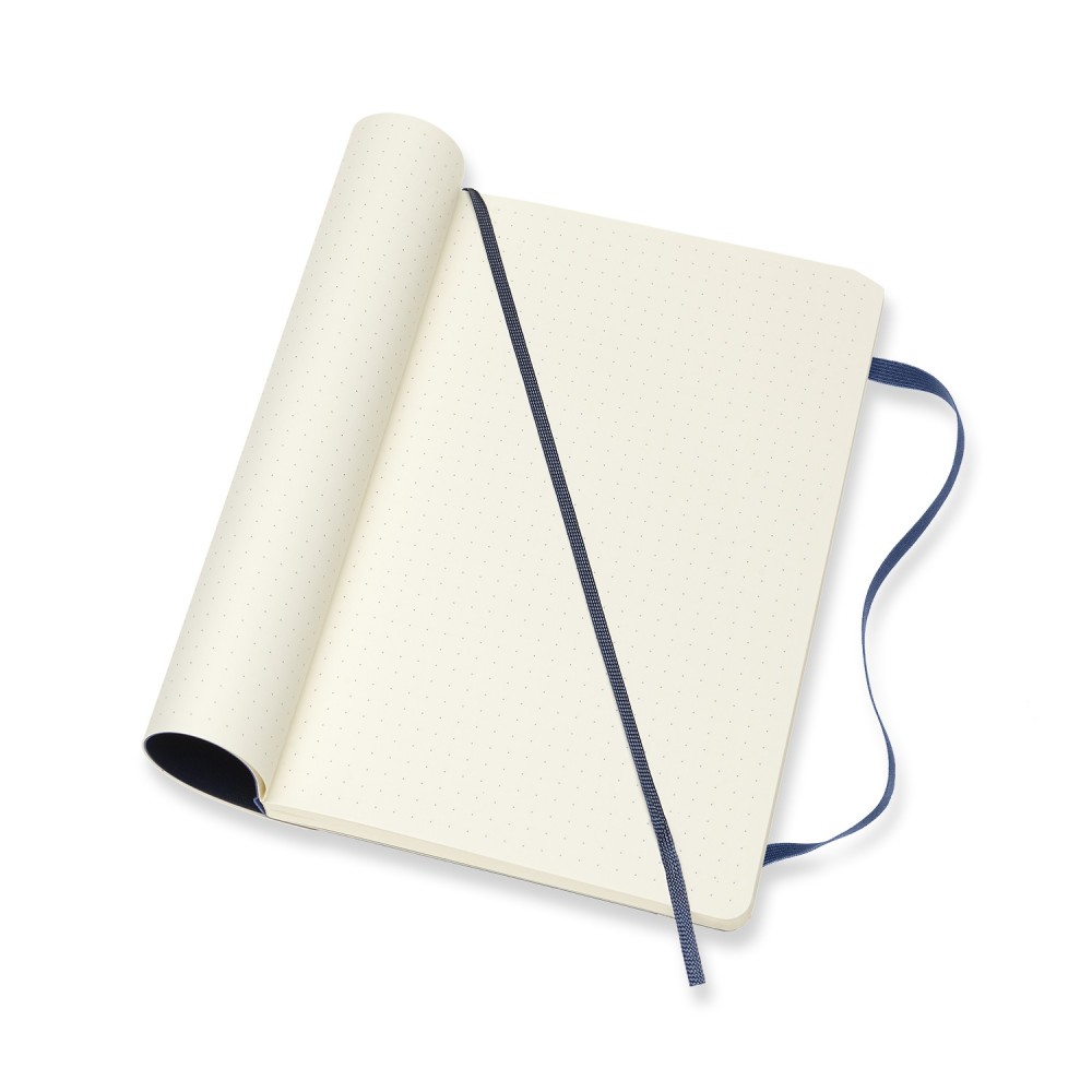 Notatnik w kropki A5 - Moleskine - granatowy miękka okładka