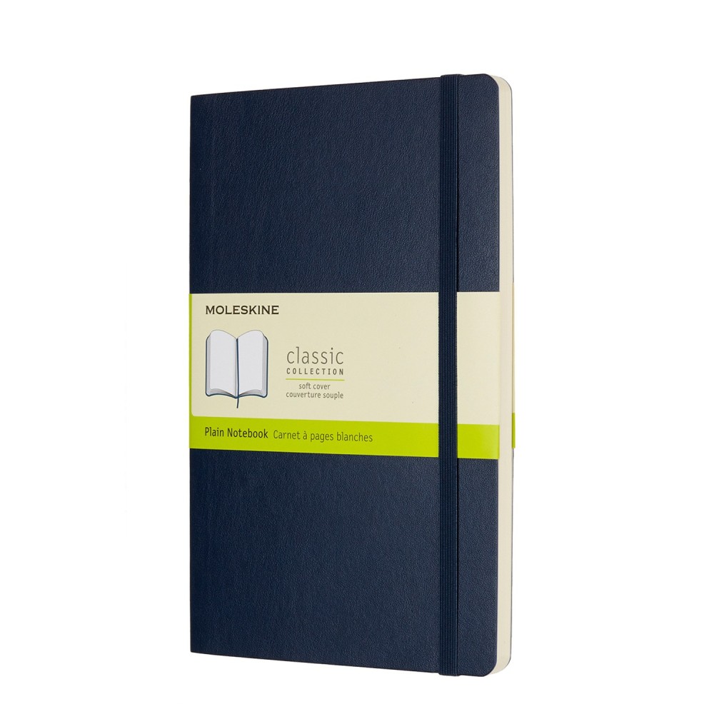 Notebook Moleskine - Plain Soft Sapphire Large
