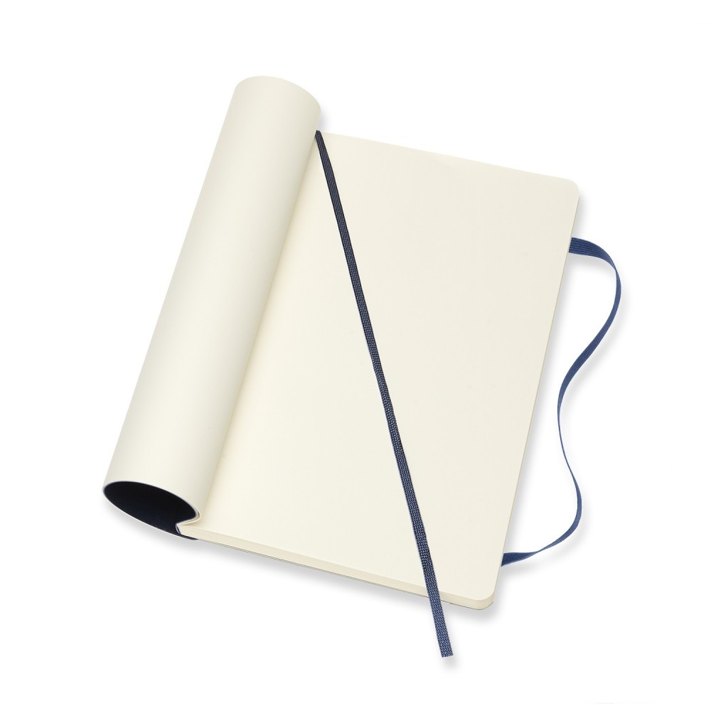 Notatnik gładki A5 - Moleskine - granatowy miękka okładka