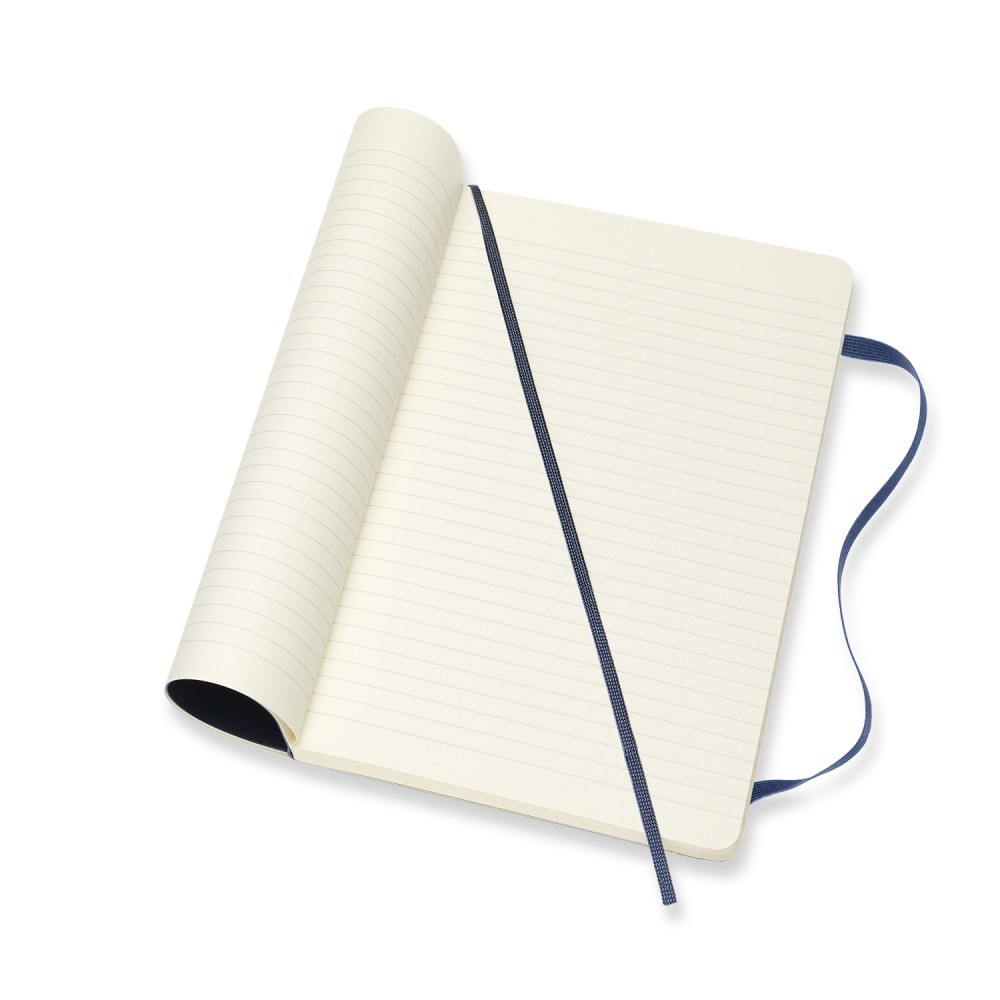 Notatnik w linie A5 - Moleskine - granatowy miękka okładka