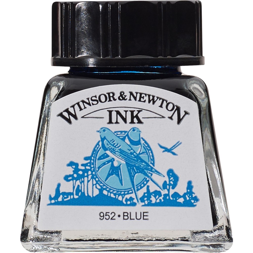 Tusz rysunkowy - Winsor & Newton - Blue, 14 ml