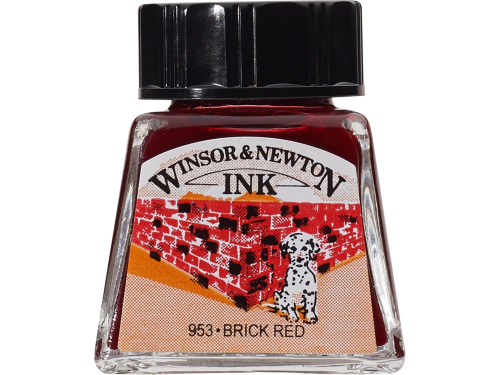 Drawing ink - Winsor & Newton - Brick Red, 14 ml