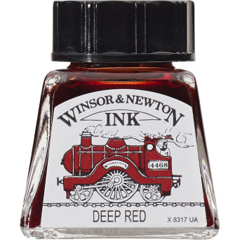 Drawing ink - Winsor & Newton - Deep Red, 14 ml