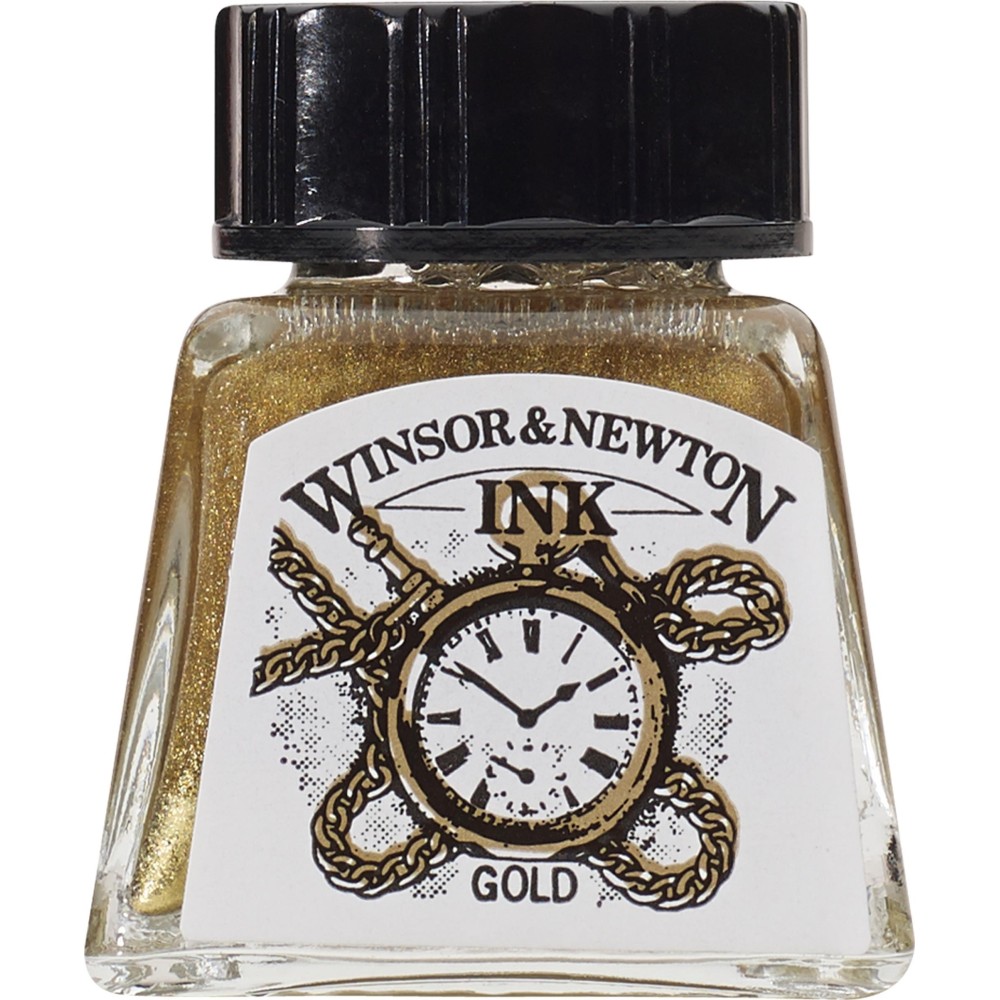 Drawing ink - Winsor & Newton - Gold, 14 ml