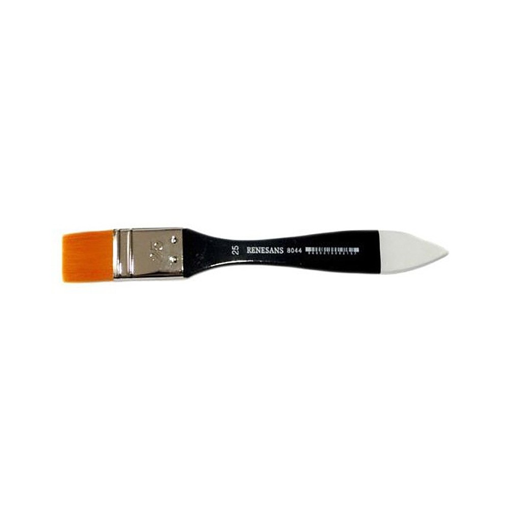 Flat, synthetic, 8044 series brush - Renesans - 25 mm