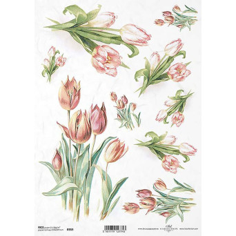 Decoupage paper A4 - ITD Collection - rice, R959