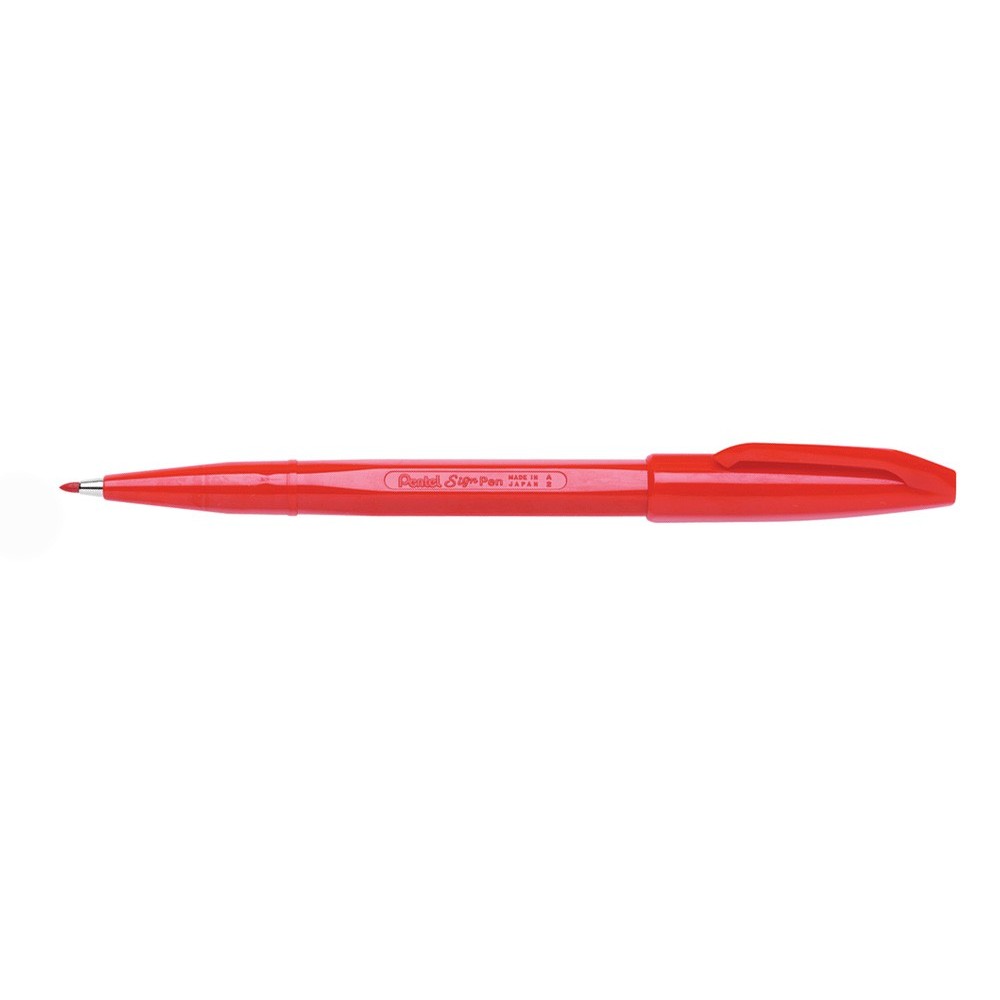 Pisak artystyczny Sign Pen - Pentel - czerwony