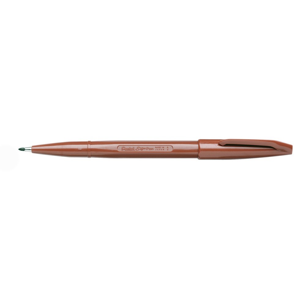 Pisak artystyczny Sign Pen - Pentel - brązowy