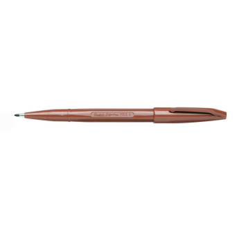 Pisak artystyczny Sign Pen - Pentel - brązowy