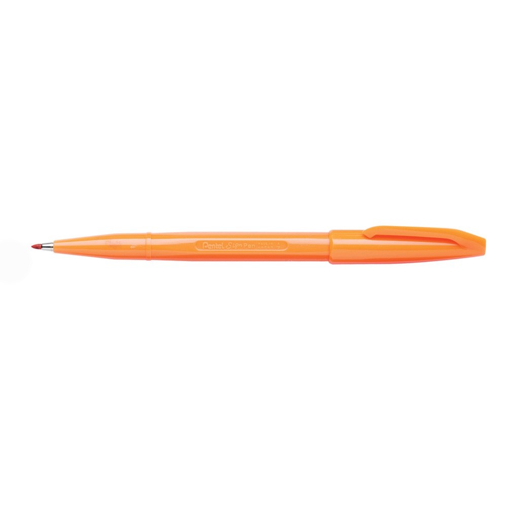 Pisak artystyczny Sign Pen - Pentel - pomarańczowy
