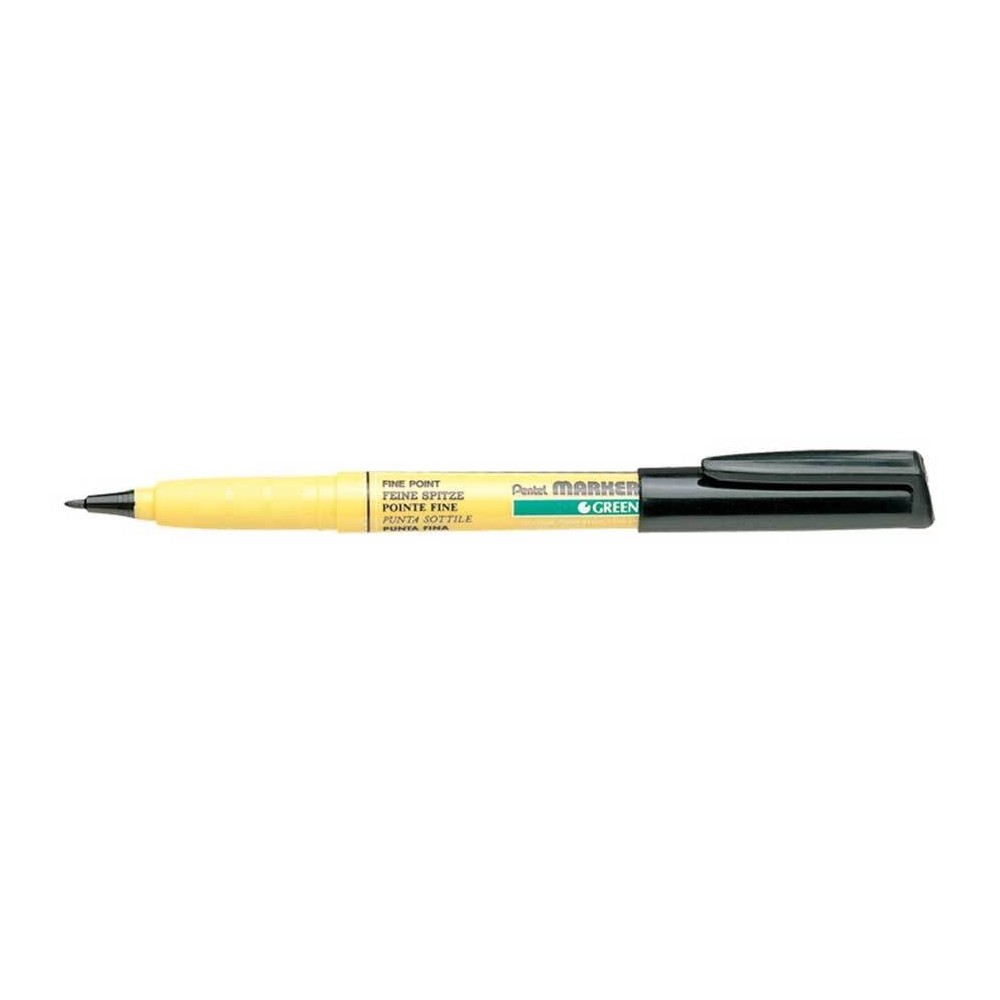 Marker, pisak do tkanin - Pentel - czarny