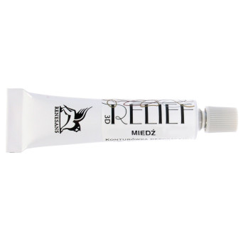 Contour liner relief outliner Deco - Renesans - copper, 20 ml
