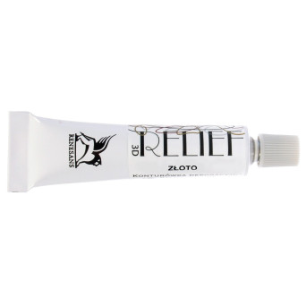 Contour liner relief outliner Deco - Renesans - gold, 20 ml