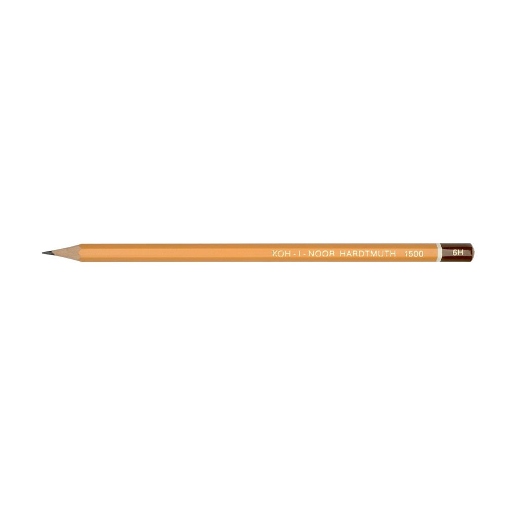 Ołówek grafitowy 1500 - Koh-I-Noor - 6H