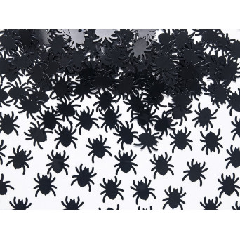 Confetti Spiders - black, 1,2 x 1,2 cm, 15 g