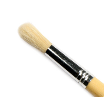 Round, bristle, 6003R brush - Renesans - long handle, no. 8