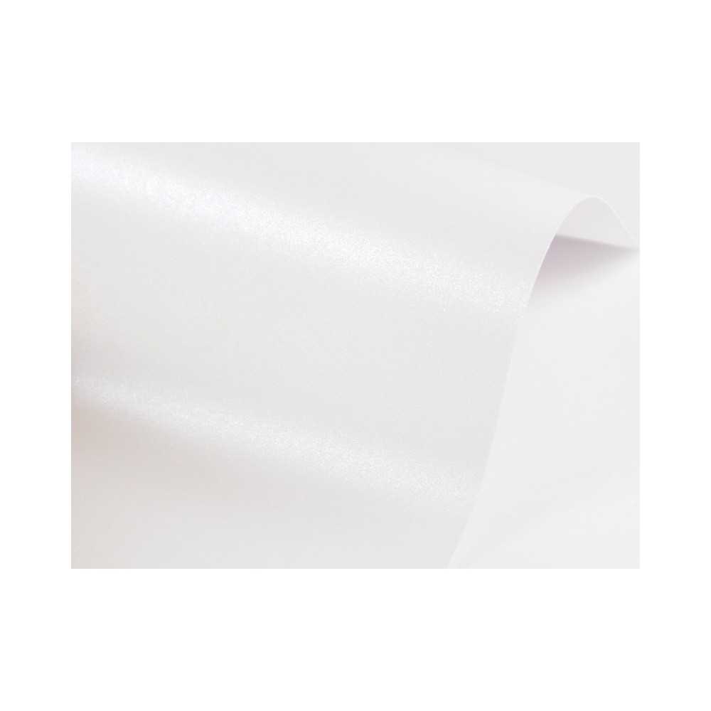 Papier Sirio Pearl 230g - Ice White biały A4
