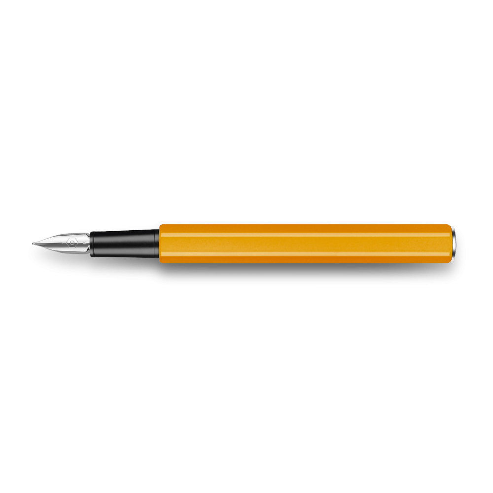 849 F metal, orange fluo fountain pen - Caran d'Ache
