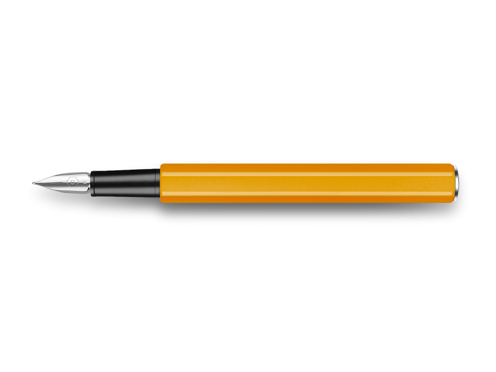 849 F metal, orange fluo fountain pen - Caran d'Ache