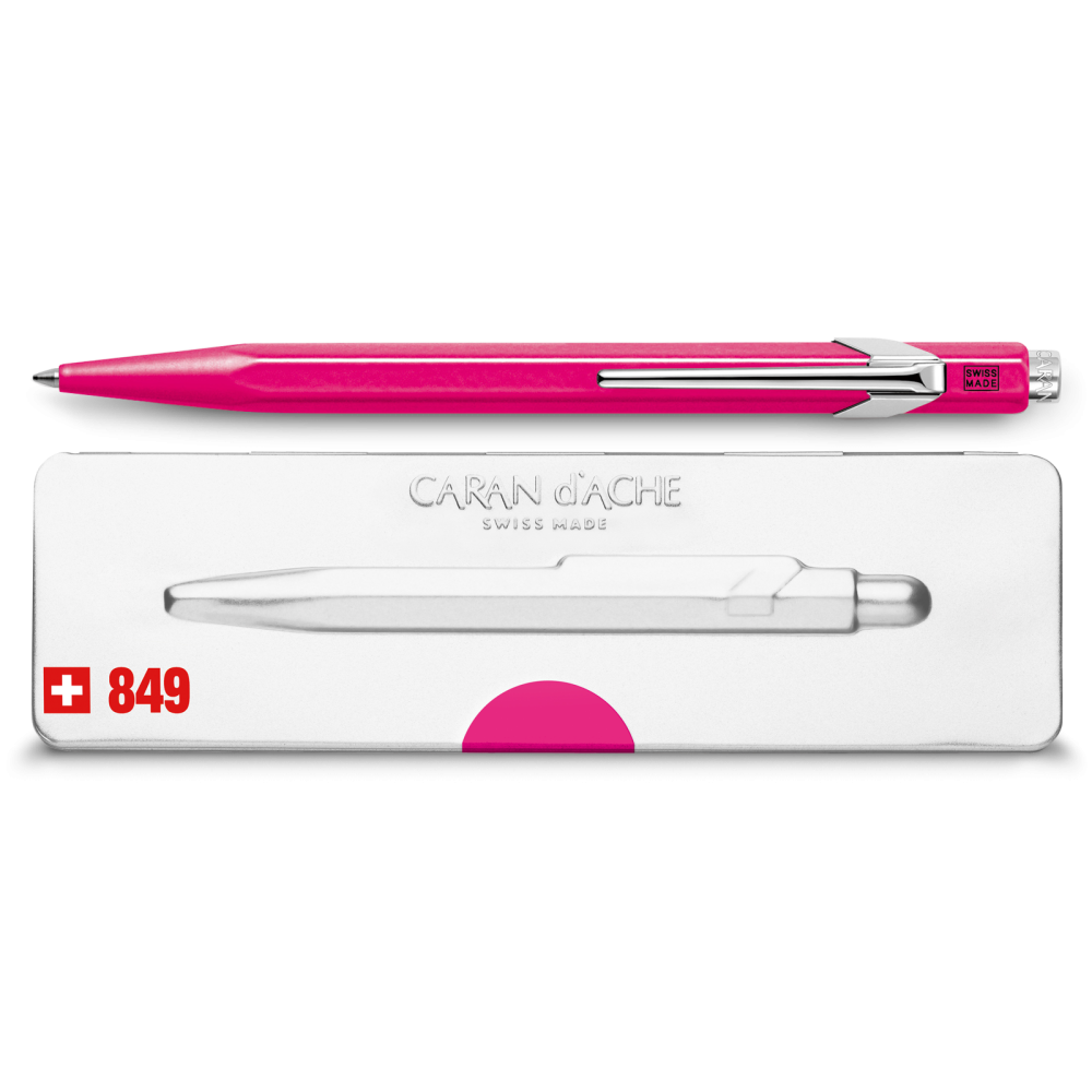 849 Pop Line, pink ballpoint pen - Caran d'Ache