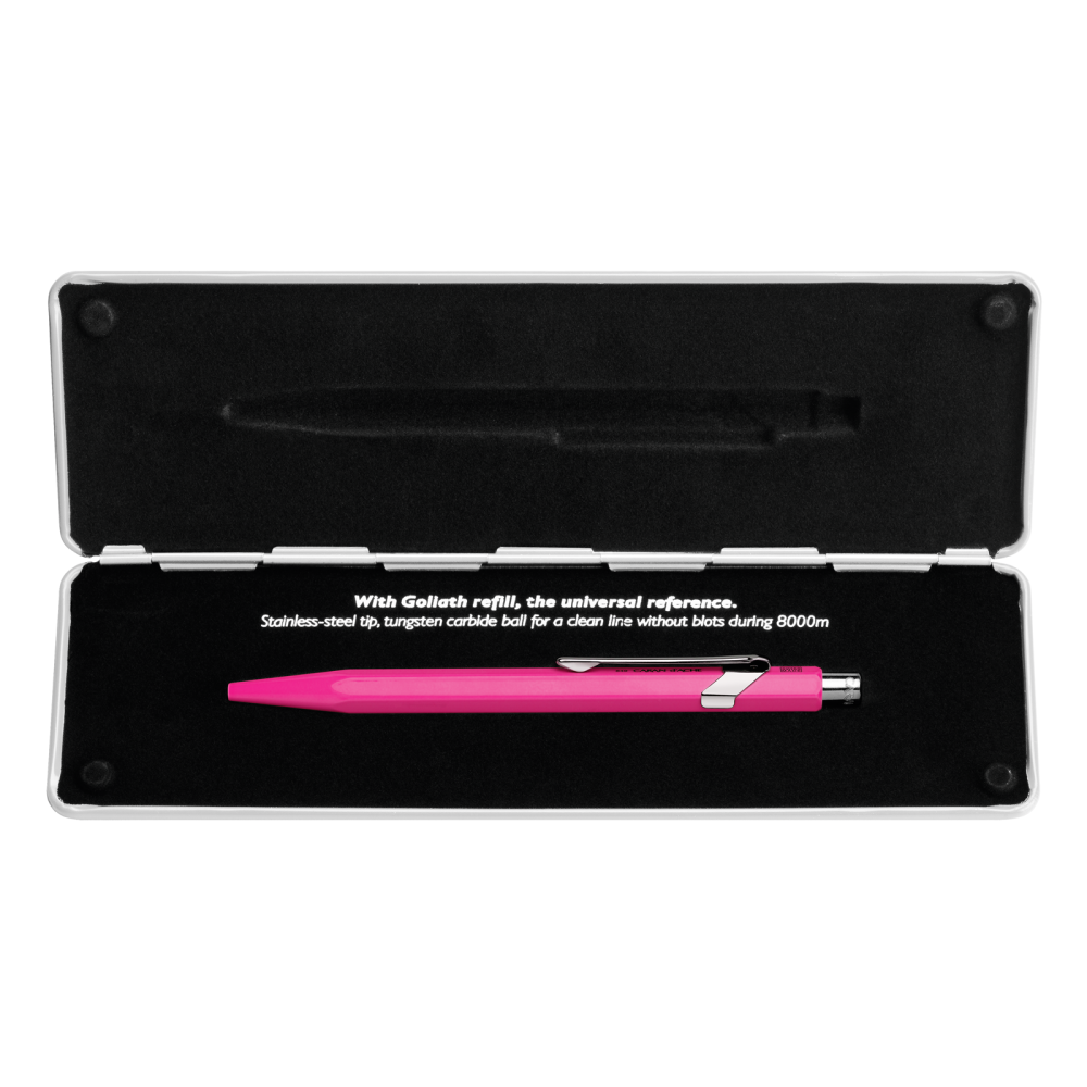 849 Pop Line, pink ballpoint pen - Caran d'Ache