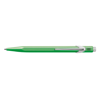 Długopis 849 Pop Line z etui - Caran d'Ache - zielony fluo