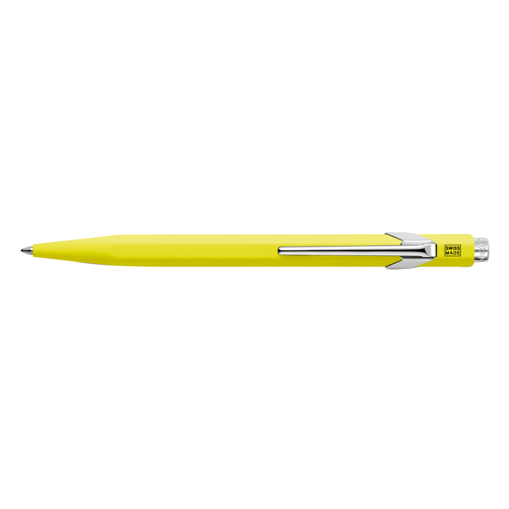 849 Pop Line, yellow ballpoint pen - Caran d'Ache