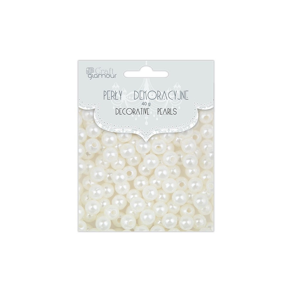 Perły dekoracyjne - DpCraft - 6 mm, 40 g