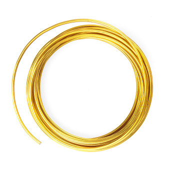 Drucik metalowy 2 mm - DpCraft - złoty, 5 m