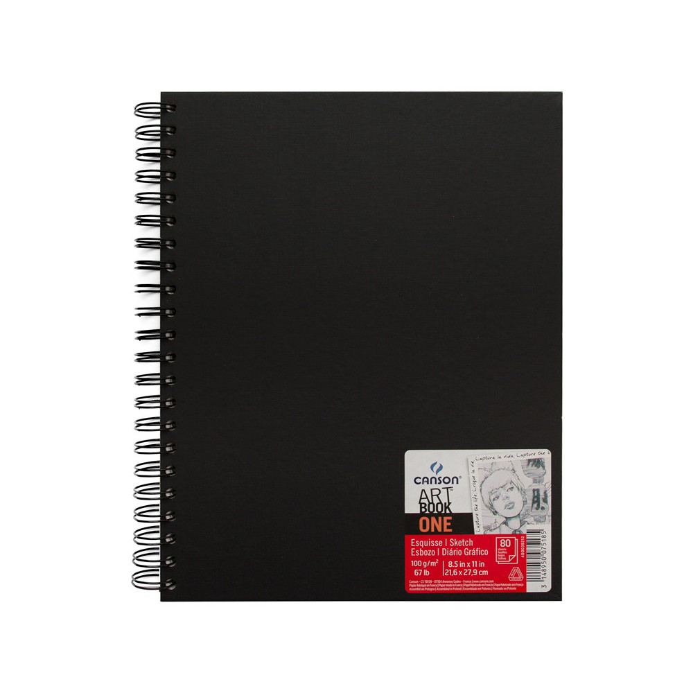 Szkicownik Art Book One 21,6 x 27,9 cm - Canson - spirala, 100 g, 80 ark.