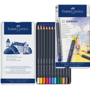 Zestaw kredek ołówkowych Goldfaber - Faber-Castell - 12 kolorów