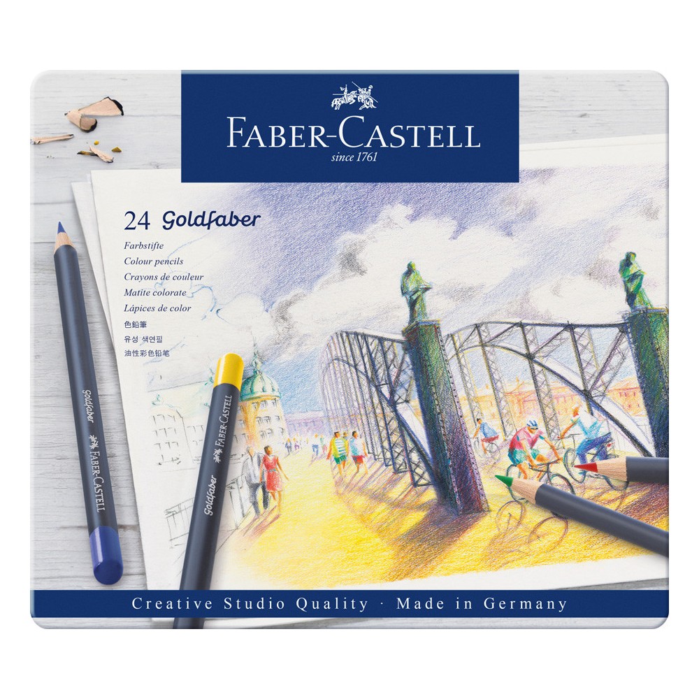 Zestaw kredek ołówkowych Goldfaber - Faber-Castell - 24 kolory