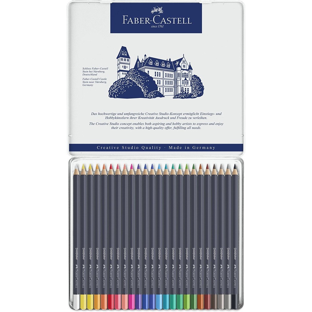 Zestaw kredek ołówkowych Goldfaber - Faber-Castell - 24 kolory