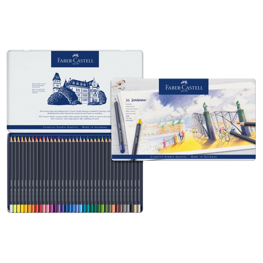 Zestaw kredek ołówkowych Goldfaber - Faber-Castell - 36 kolorów