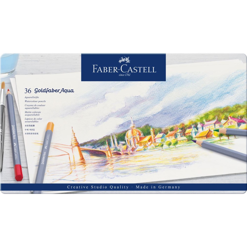 Watercolor pencils Goldfaber - Faber-Castell - 36 colors