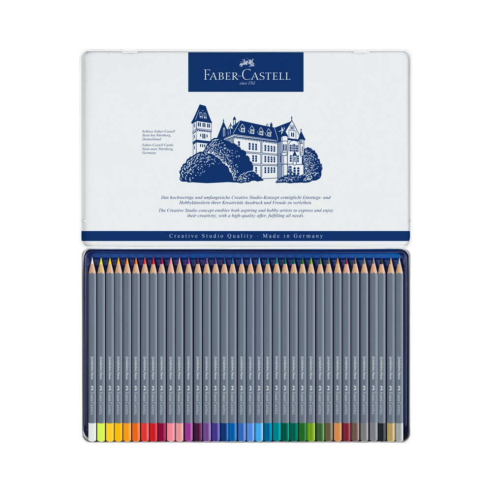 Zestaw kredek akwarelowych Goldfaber Aqua - Faber-Castell - 36 kolorów