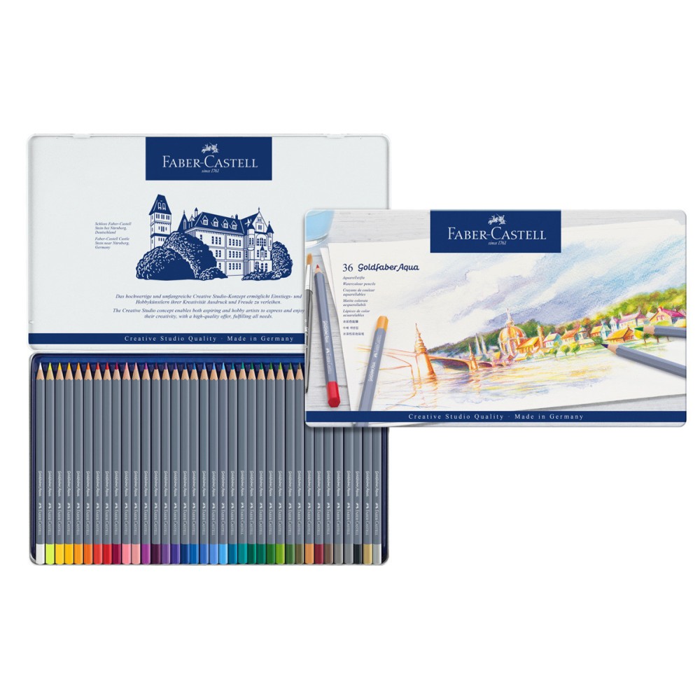 Watercolor pencils Goldfaber - Faber-Castell - 36 colors