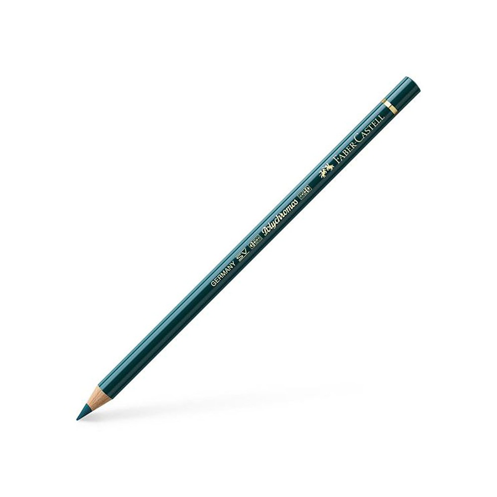 Polychromos Artists' Colour Pencil - Faber-Castell - 158 Deep Cobalt Green