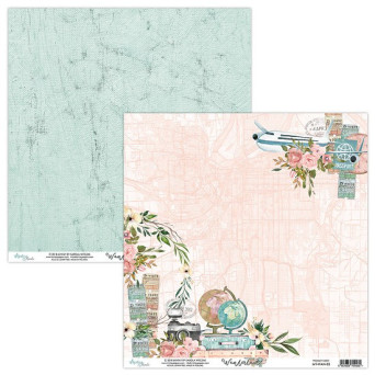 Decorative paper - Wanderlust 03 - Mintay by Karola