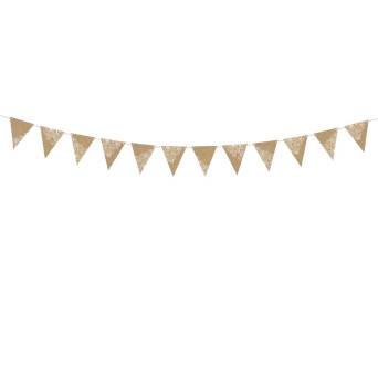 Girlanda Flagietki - kraft, 2,1 m