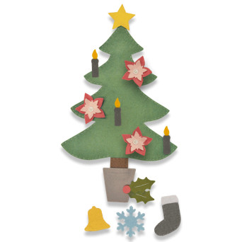 Sizzix Thinlits Bigz Plus Dies - Christmas Tree 2
