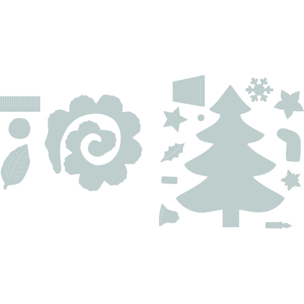 Sizzix Thinlits Bigz Plus Dies - Christmas Tree 2