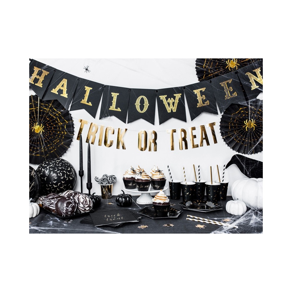 Baner Halloween - czarny, 20 x 175 cm