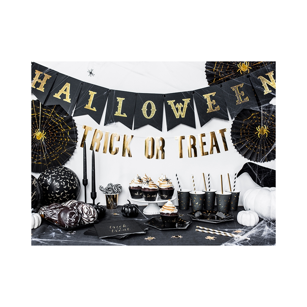 Bats balloons - black, 30 cm, 6 pcs.
