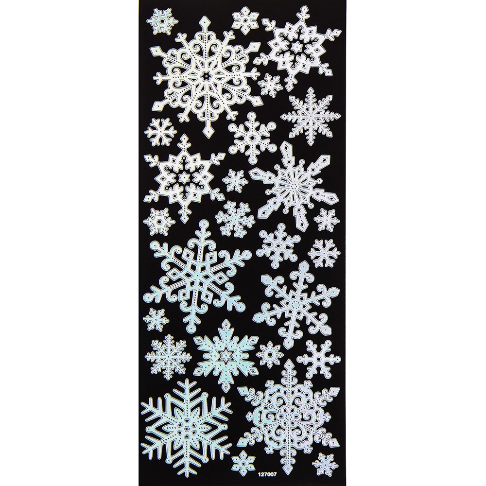 Stickers - Snowflakes, 27 pcs
