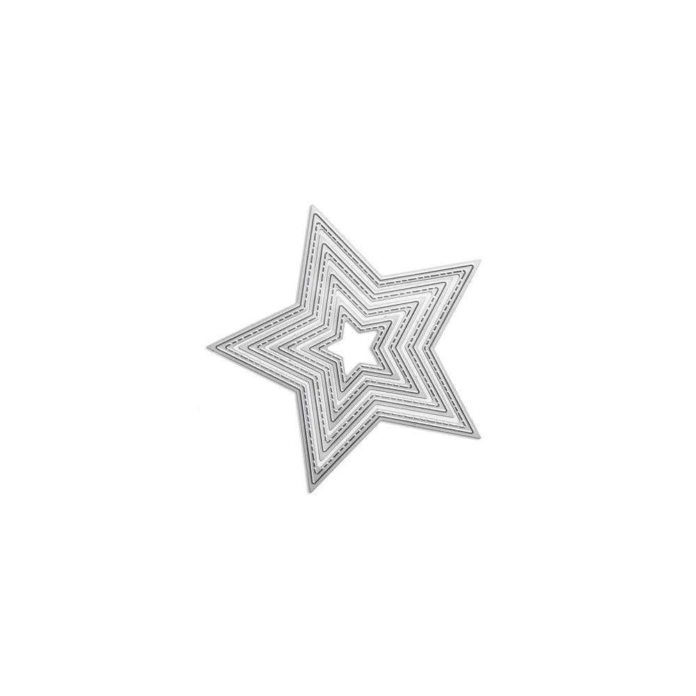 Set of cutting dies - Stars, 4 pcs.