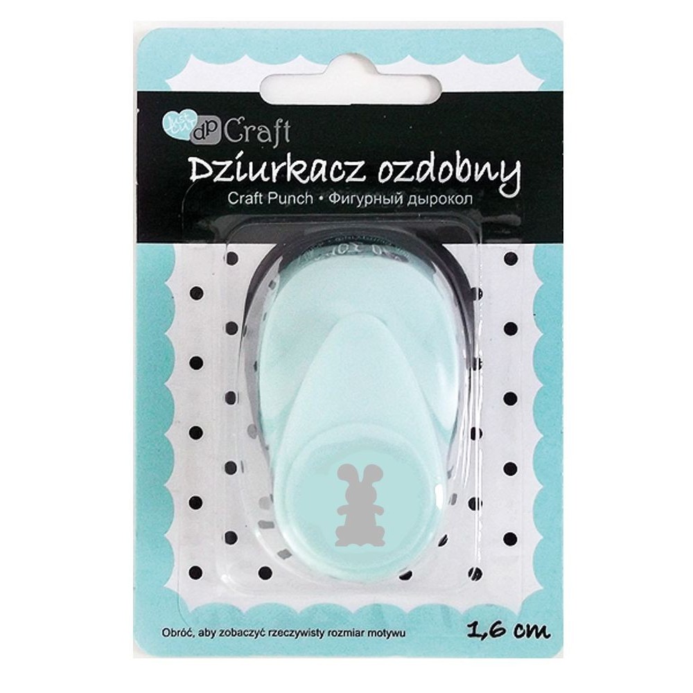 Dziurkacz ozdobny Królik - DpCraft - 1,6 cm