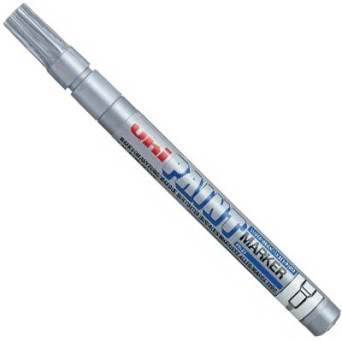 Marker olejowy PX-21- Uni - srebrny